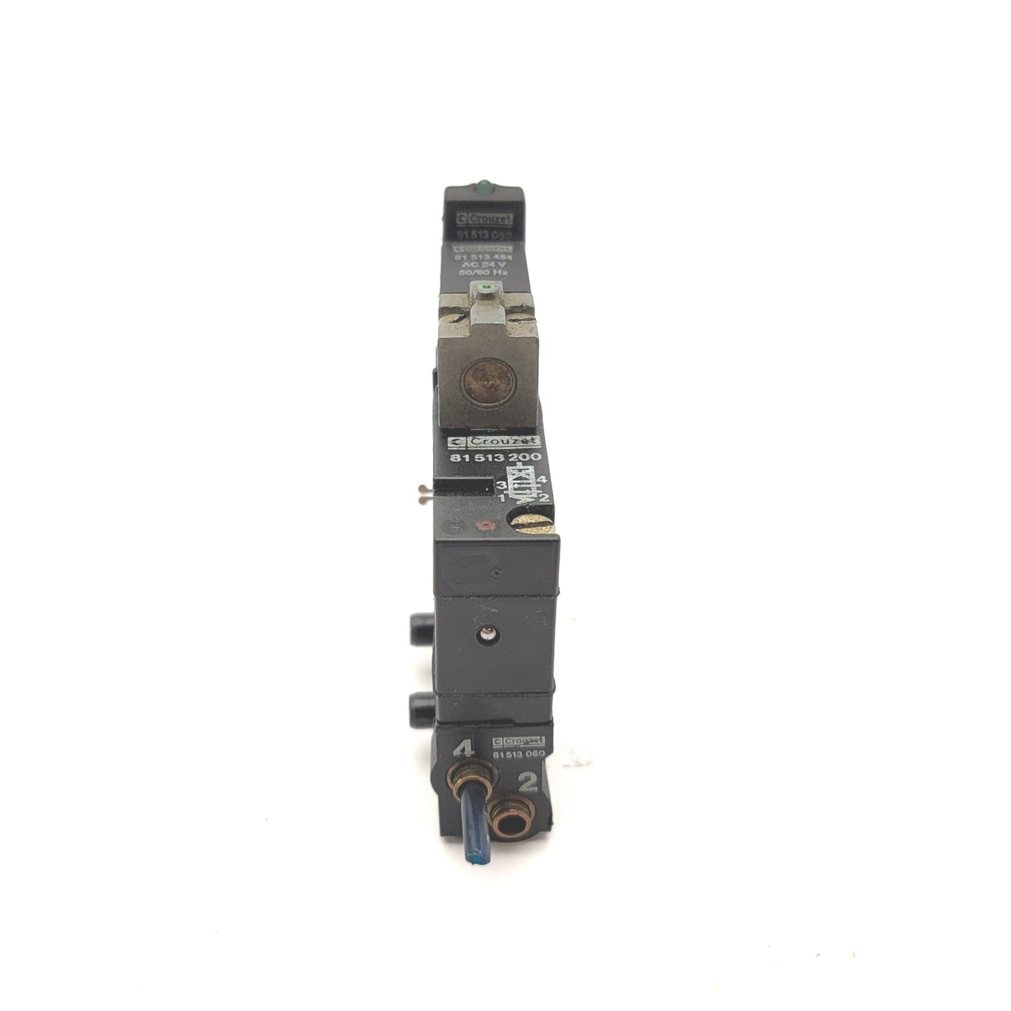 Used Crouzet 81 513 200 4/2 Monostable Valve Module 3-8 Bar With 81 513 060, 81513454