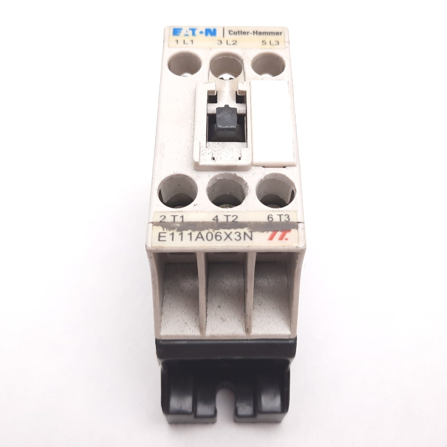 Used Eaton Cutler Hammer E111A06X3N Motor Control Contactor 6A 600VAC, Coil: 24VDC