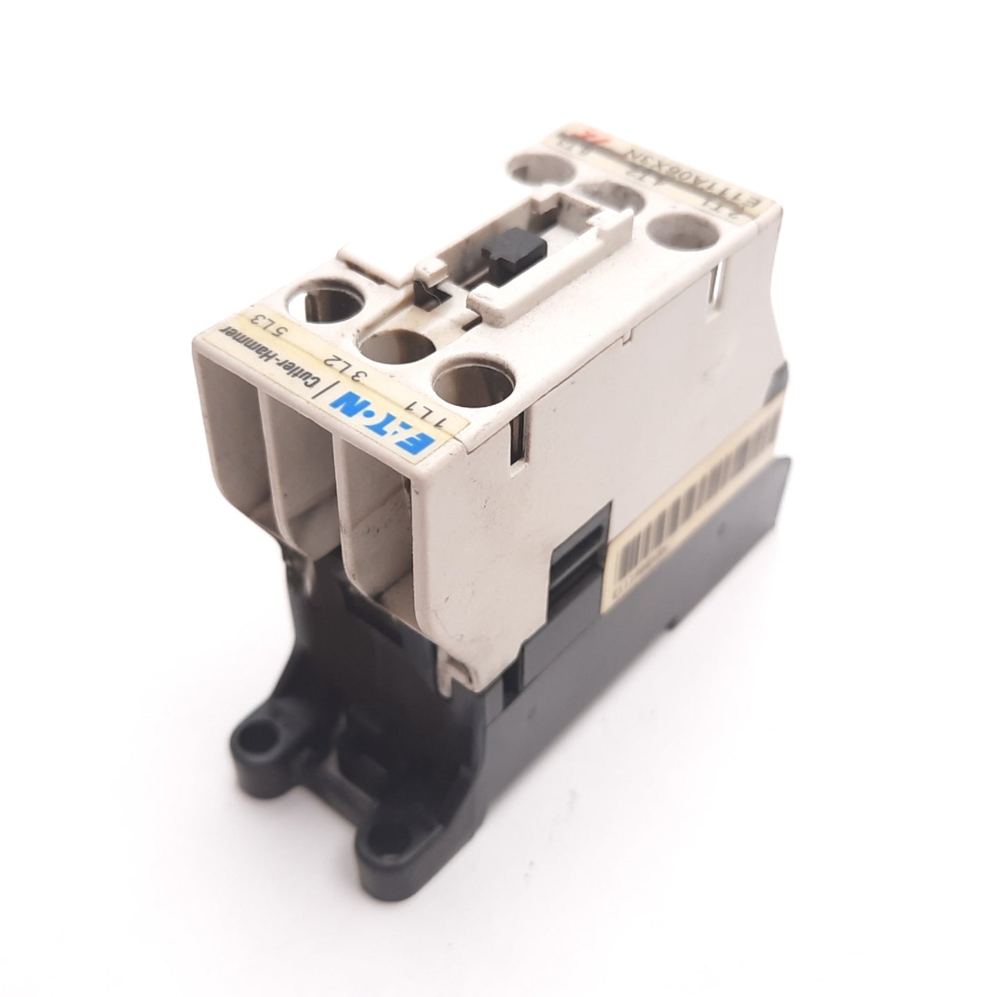 Used Eaton Cutler Hammer E111A06X3N Motor Control Contactor 6A 600VAC, Coil: 24VDC