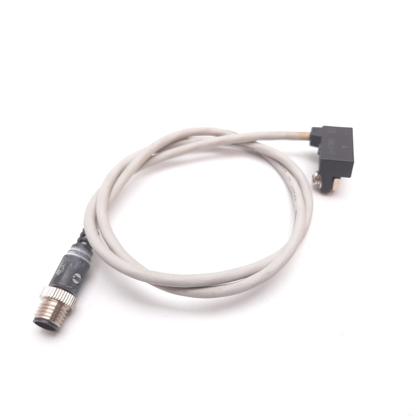 Used Lot of 2 SMC D-F7NV Solid State Auto Switch Sensor, NPN, 24VDC, 3-Pin M8, 500mm
