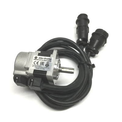 Used Allen Bradley TLY-A110P-BJ62AA Kinetix Servo Motor 230VAC, 8mm Shaft, 46mm