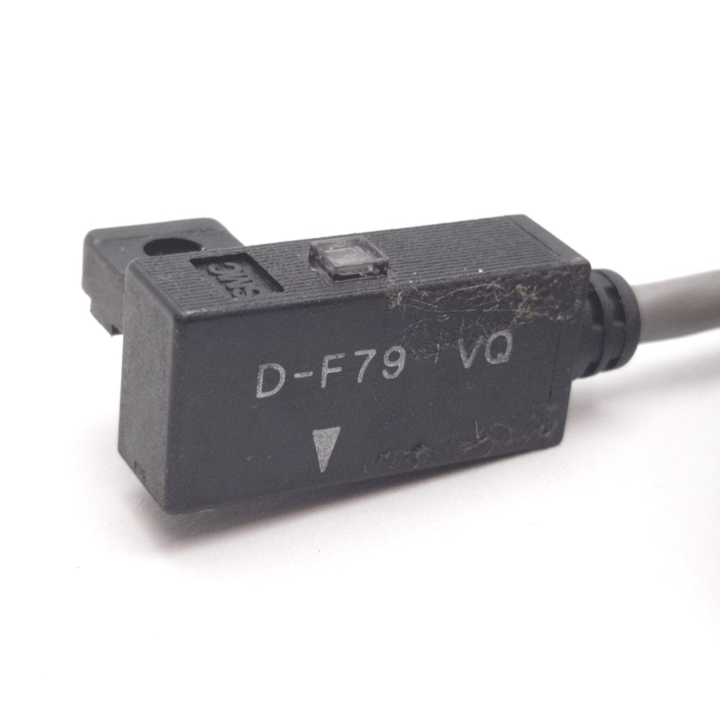Used SMC D-F79 Solid State Auto Switch Sensor, NPN, 24VDC, 3-Wire, 3m Long