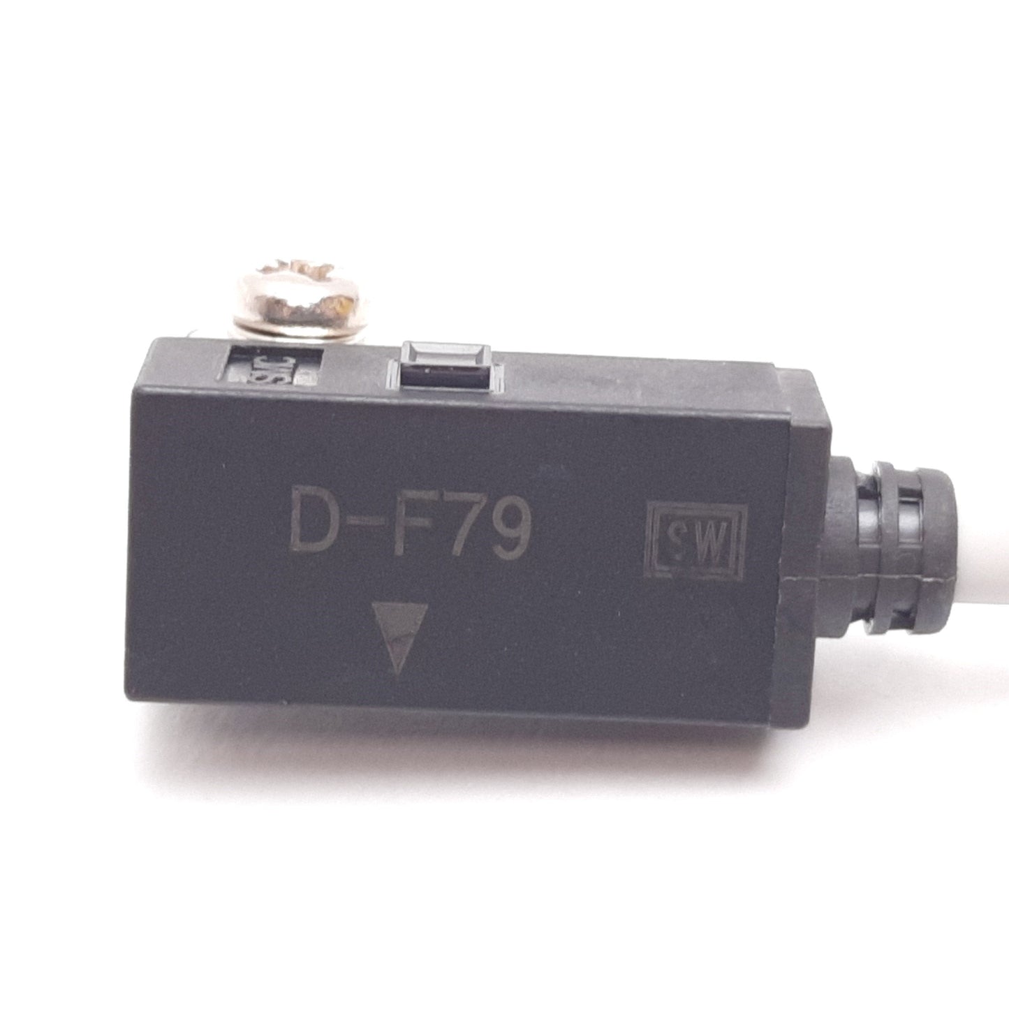 Used Lot of 2 SMC D-F79 Solid State Auto Switch Sensor, NPN, 24VDC, 3-Wire, 0.5m Long