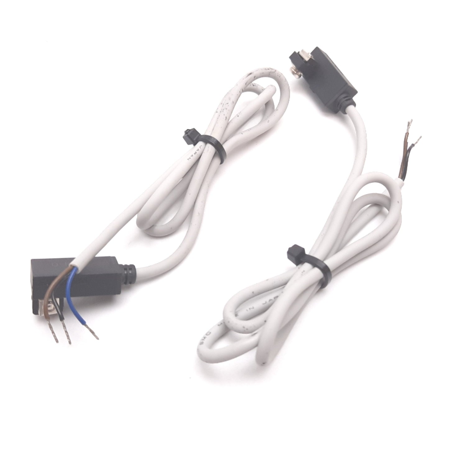 Used Lot of 2 SMC D-F79 Solid State Auto Switch Sensor, NPN, 24VDC, 3-Wire, 0.5m Long
