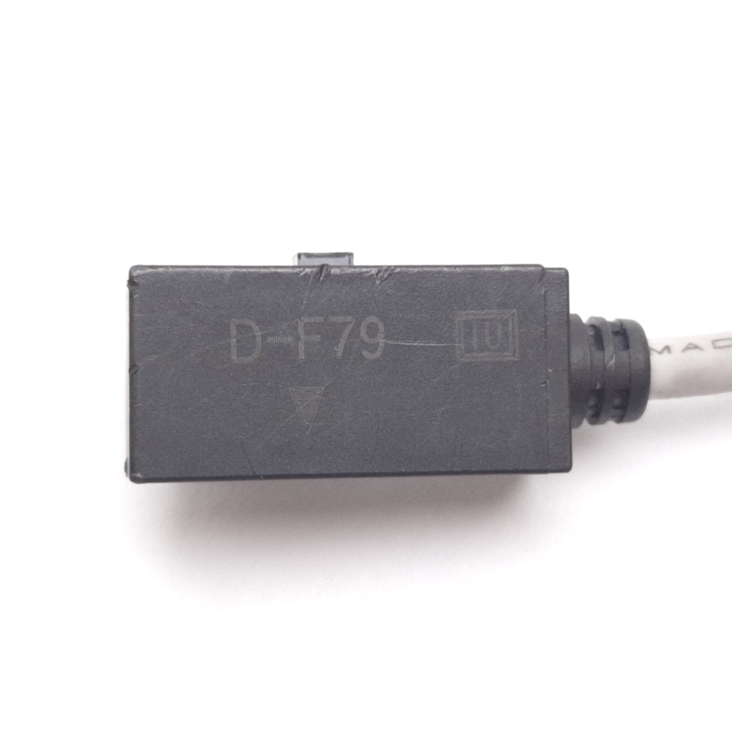 Used SMC D-F79 Solid State Auto Switch Sensor, NPN, 24VDC, 3-Wire, 29" Long