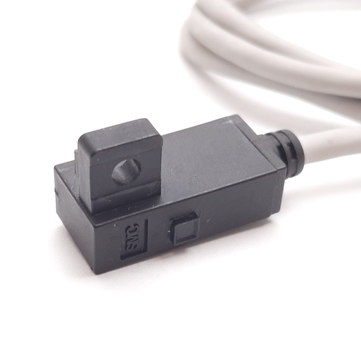 Used SMC D-F79 Solid State Auto Switch Sensor, NPN, 24VDC, 3-Wire, 29" Long