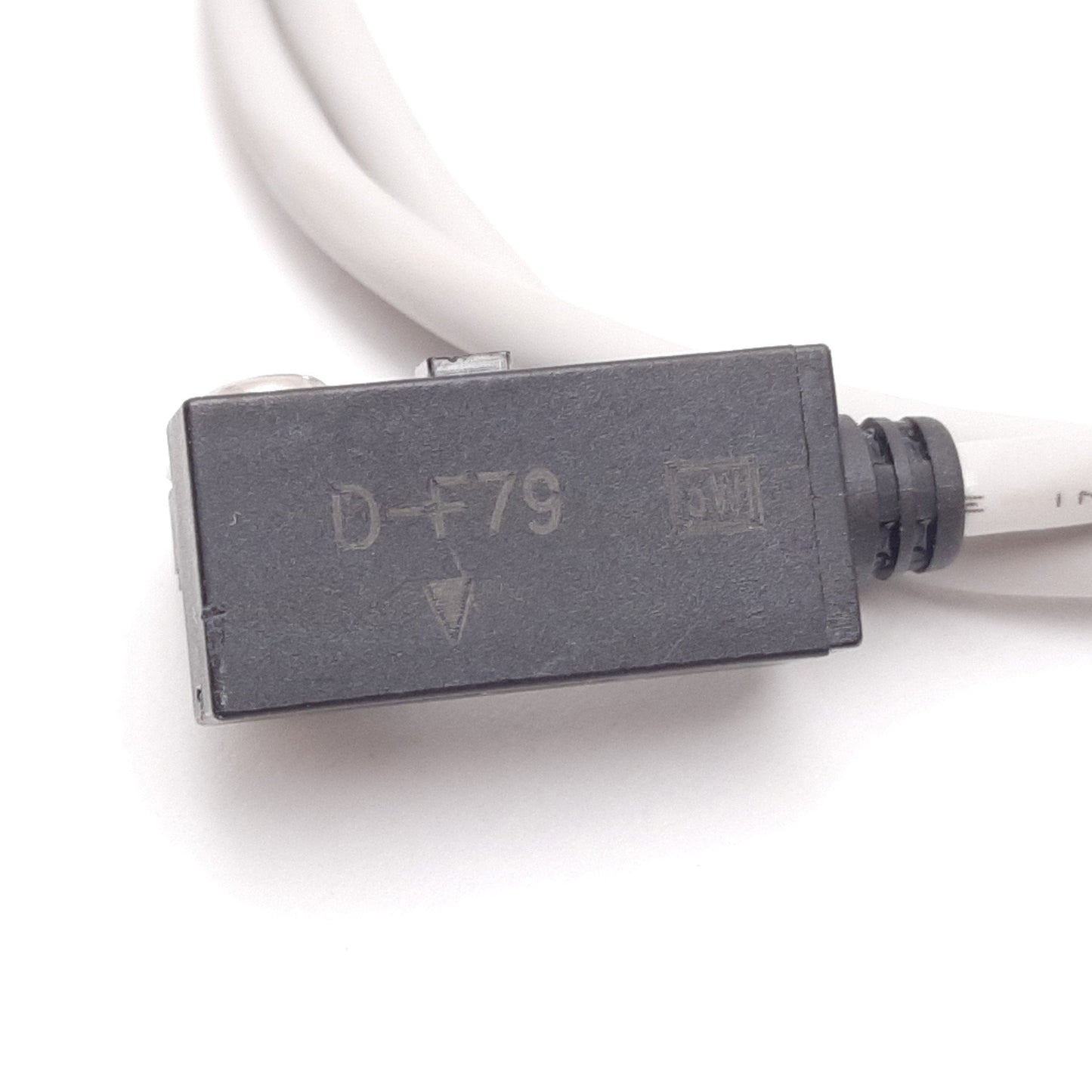 Used SMC D-F79 Solid State Auto Switch Sensor, NPN, 24VDC, 3-Pin M8, 0.5m Long