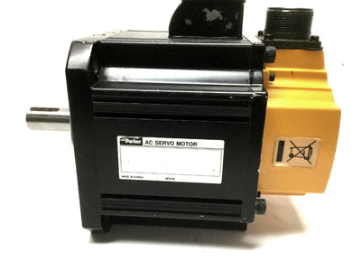 Used Parker PM-FE15AMK AC Servo Motor 1500W, 3000RPM, ?19mm Shaft w/Encoder Feedback