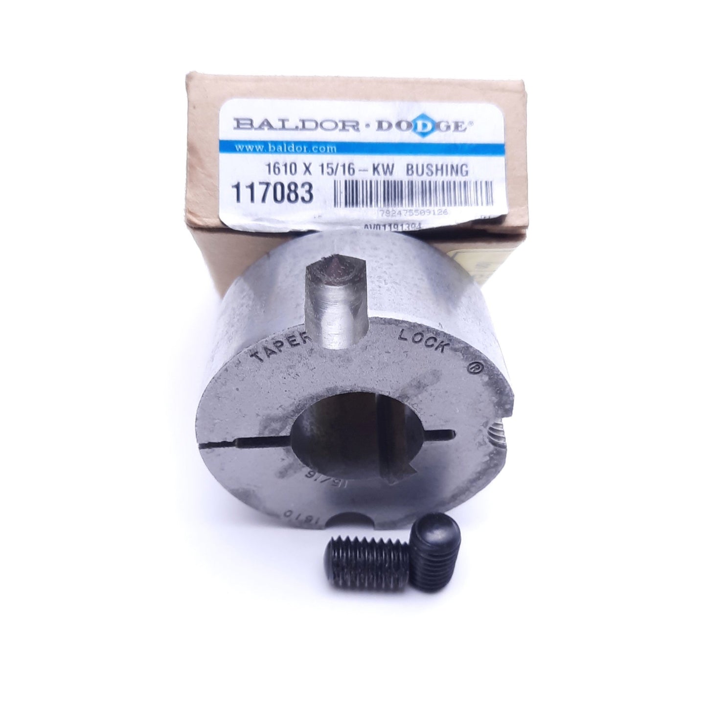 New – Open box Baldor Dodge 117083 1610 x 15/16 Keyway Taper-Lock Bushing, 2.25" OD
