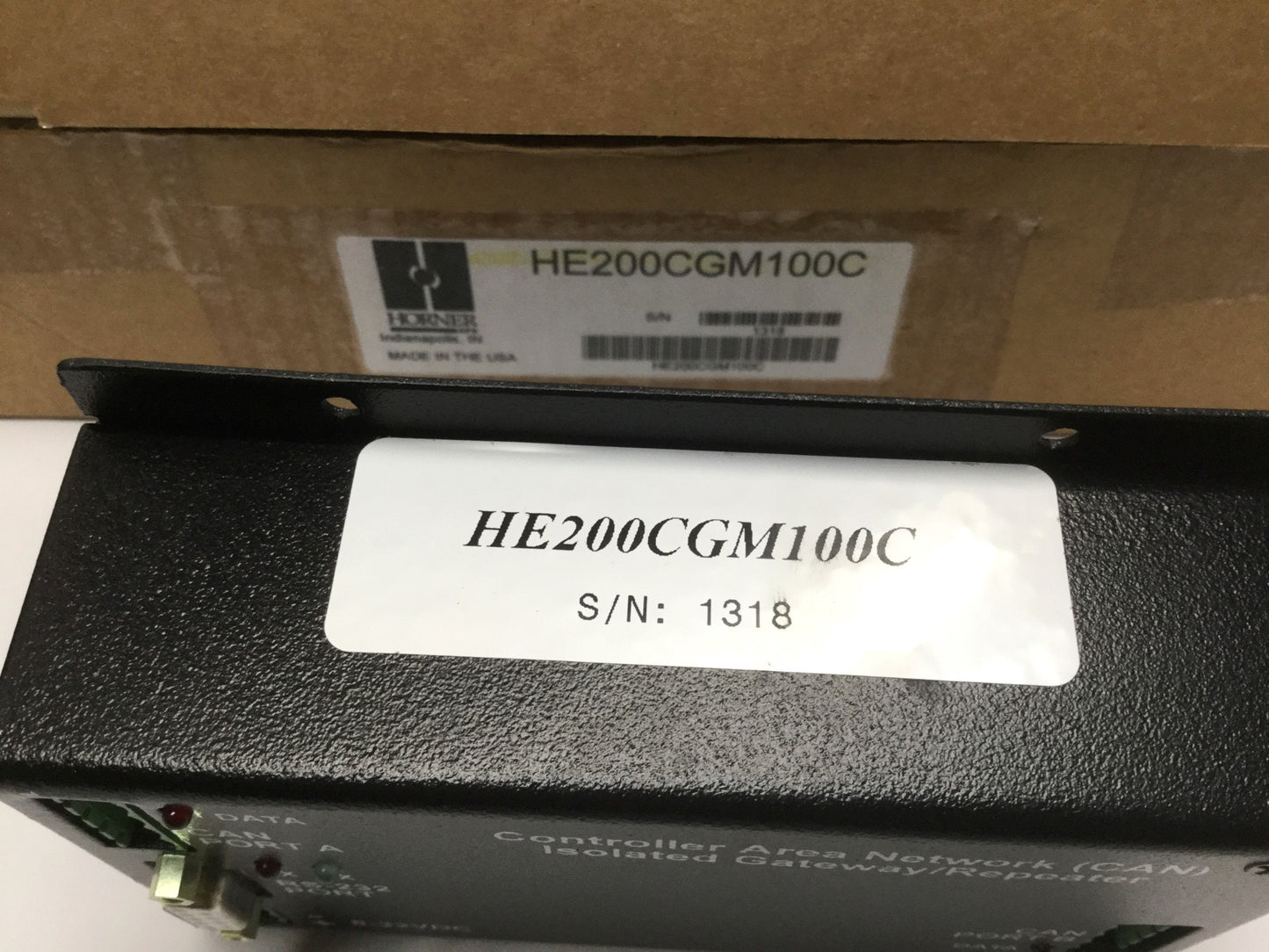 Used Horner HE200CGM100C CAN Network Isolated Gateway/Repeater Module 125-1000kHz