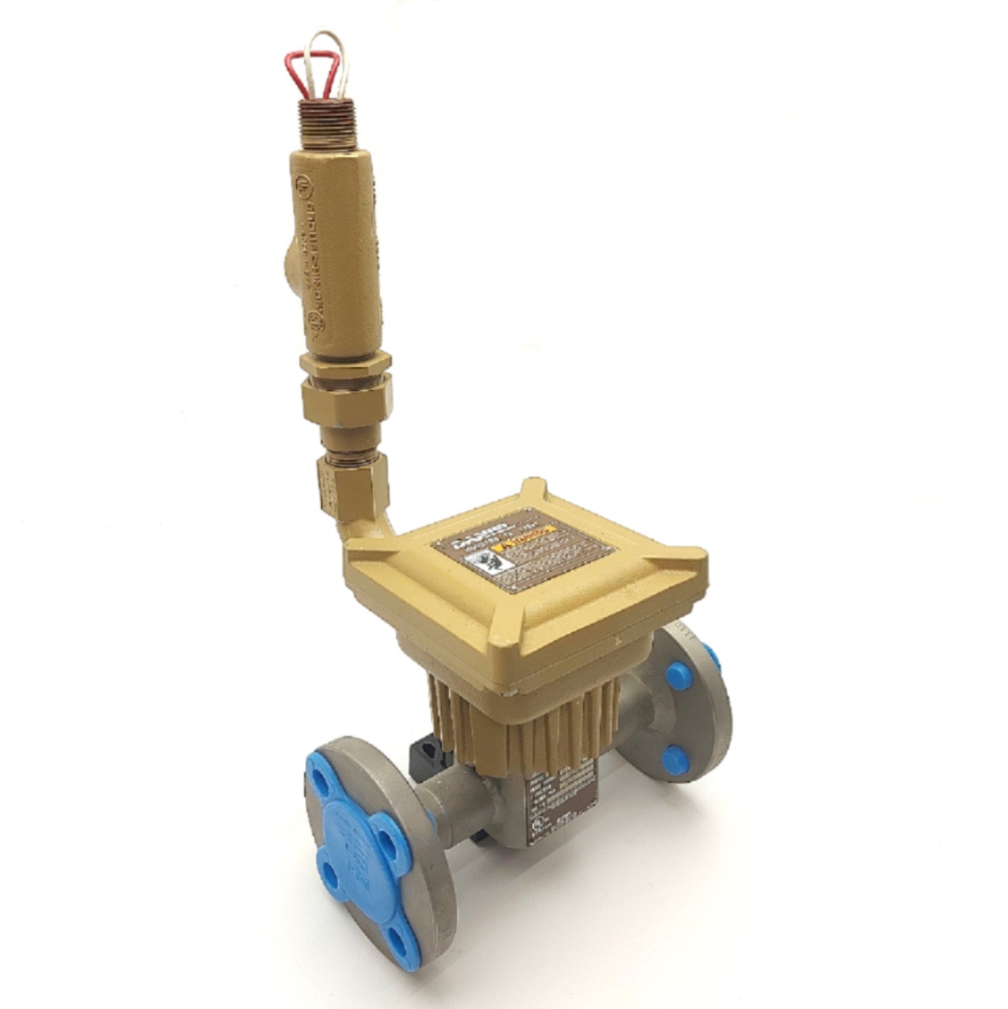 Used Daniel T01ADA1AA4DBCJA Flowmeter 7-70GPM 1"ID Pipe Pulse Per Gallon 10-30VDC