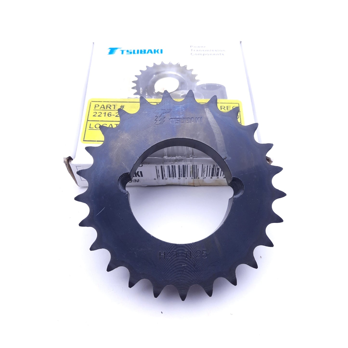 New TSUBAKI H40BTL25 Roller Chain Sprocket, Taper Lock, #20 ANSI No., 1/2" Pitch