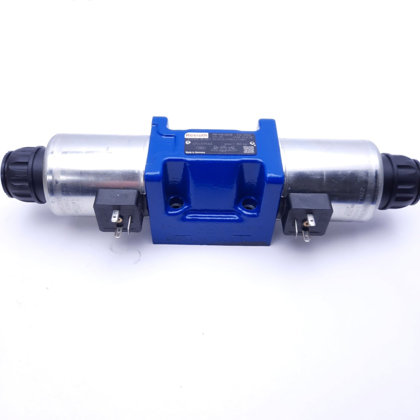 Used Bosch Rexroth R901328338 Operated Directional Control Valve Solenoid Actuation