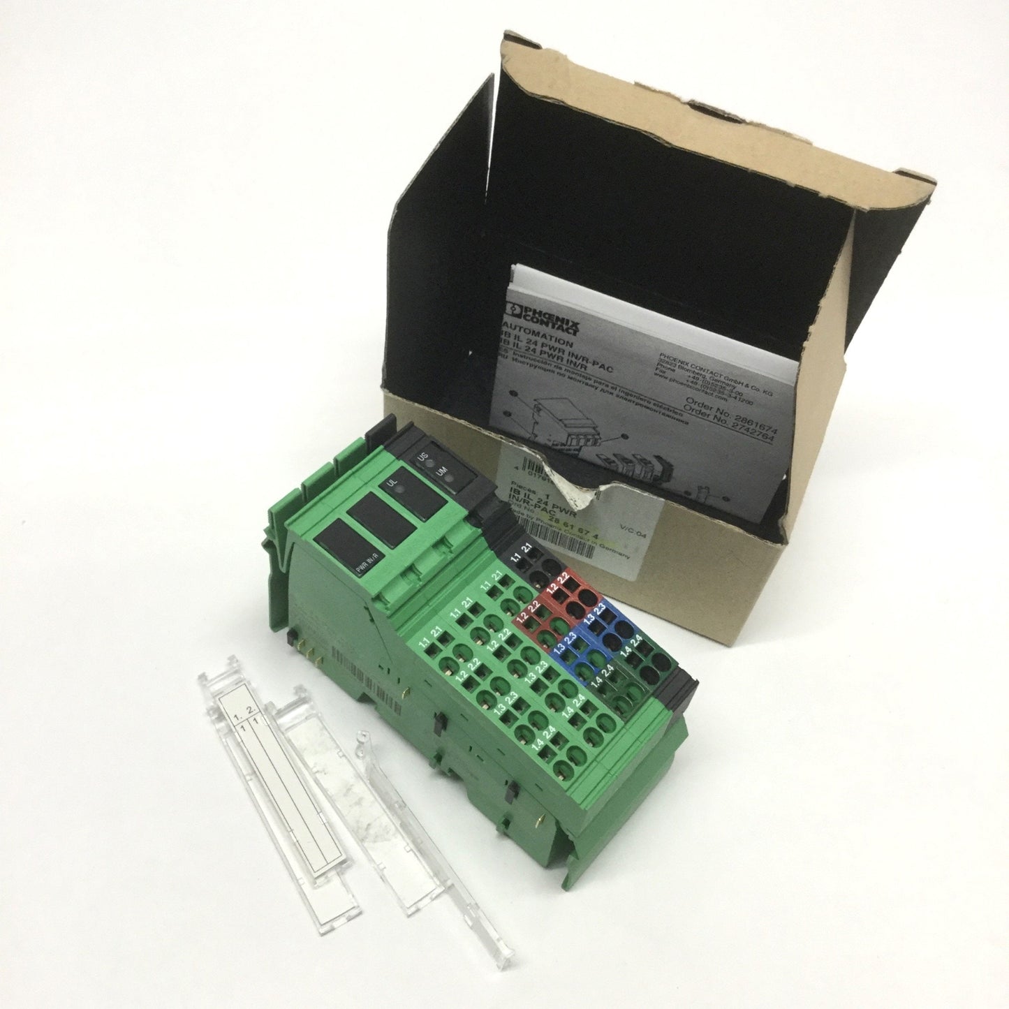 New Other Phoenix Contact IB IL 24 PWR IN/R-PAC INTERBUS Power Supply Module 24VDC