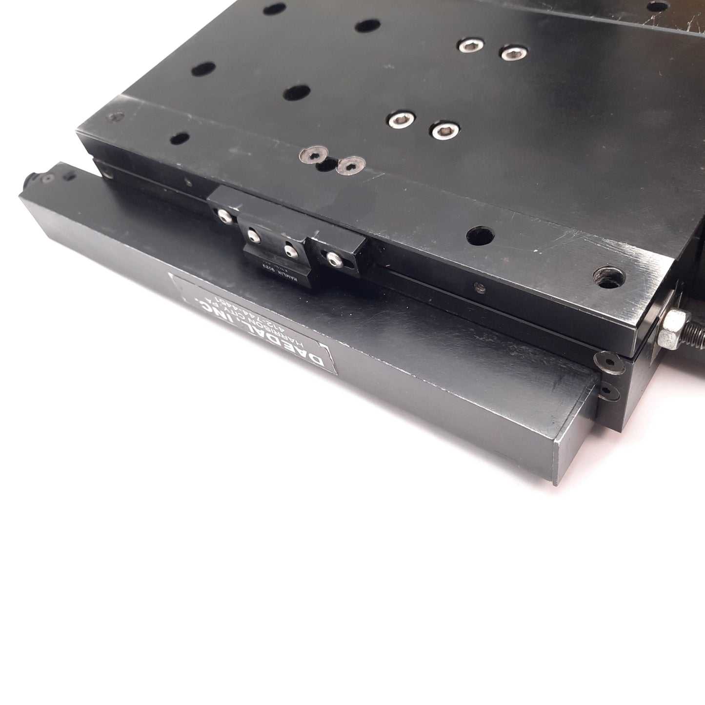 Used Daedal Linear Slide Position Actuator, Stage: 9" x 6", Travel: 4.5", NEMA 23