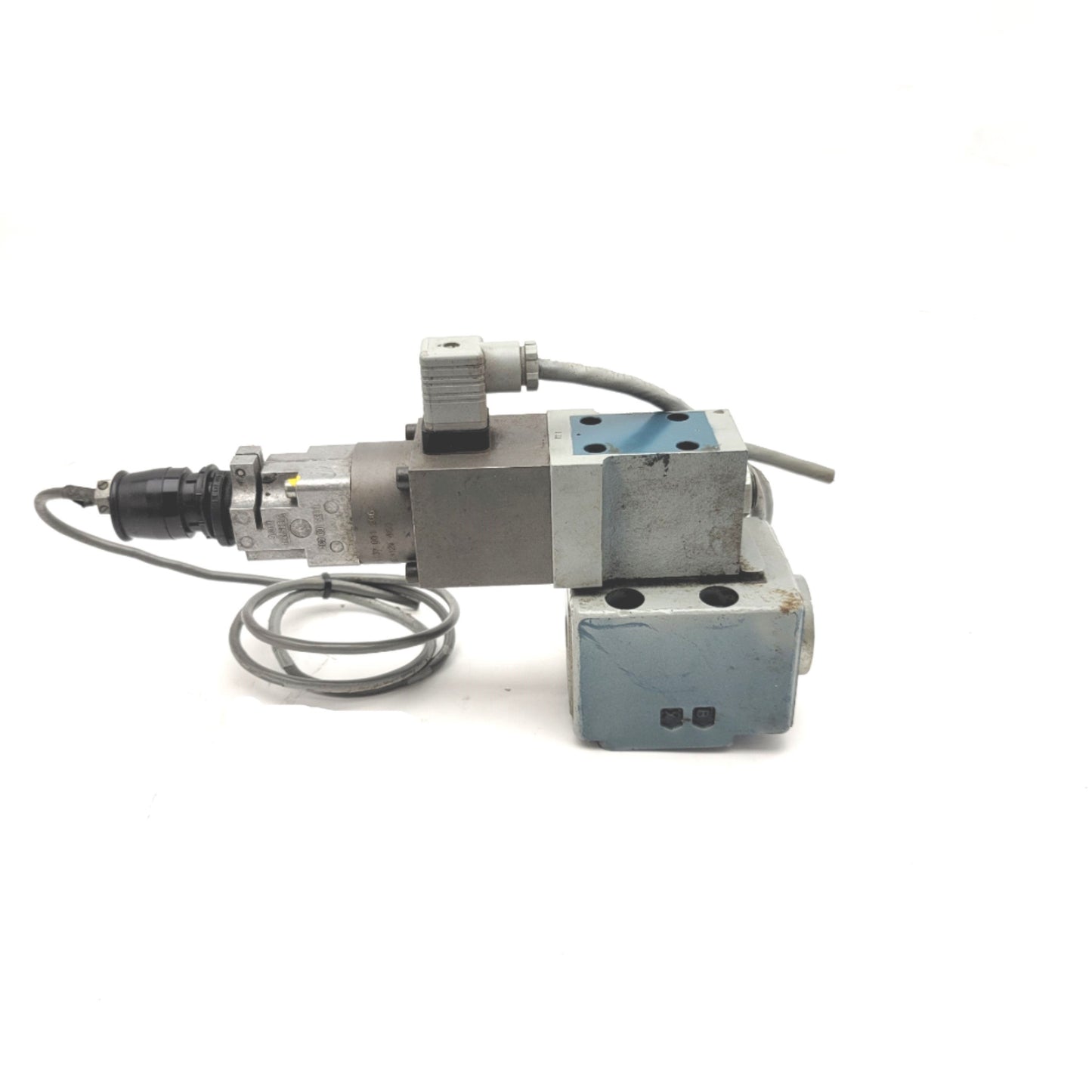 Used Bosch Rexroth 1 837 001 206 Proportional Pressure Relief Valve 12V