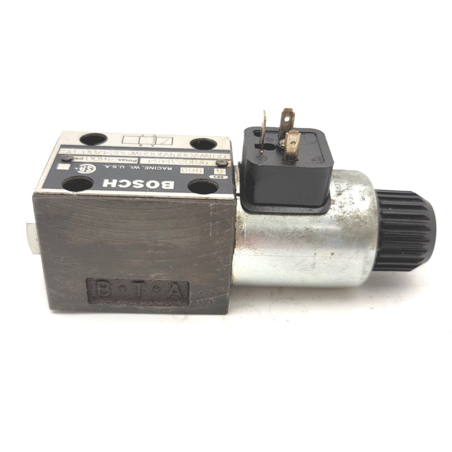 Used Bosch Rexroth 081WV06P1V1068WS024/00 D51 Directional Control Valve 24VDC