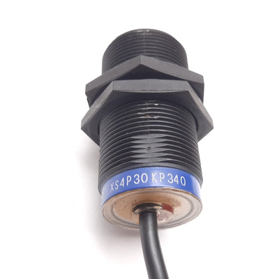 Used Telemecanique XS4P30KP340 Inductive Proximity Sensor, Range 15mm, PNP NPN, 175mm