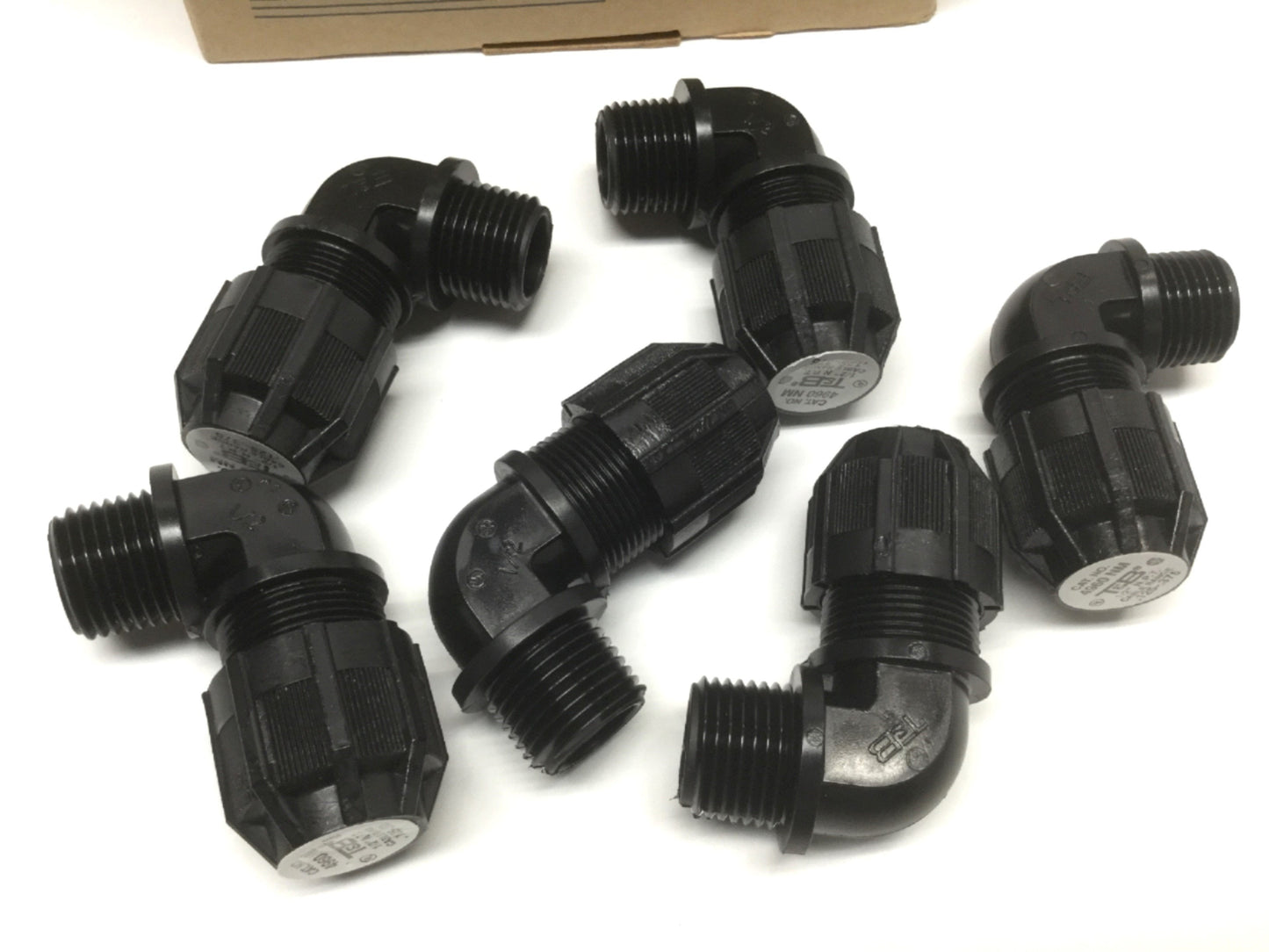 New – Open box Lot of 25 Thomas & Betts 4960NM Liquidtight Cable Gland Strain Relief Fittings
