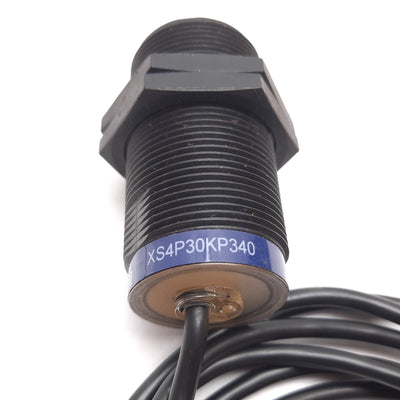 Used Telemecanique XS4P30KP340 Inductive Proximity Sensor, Range 15mm, PNP NPN, 1.5m