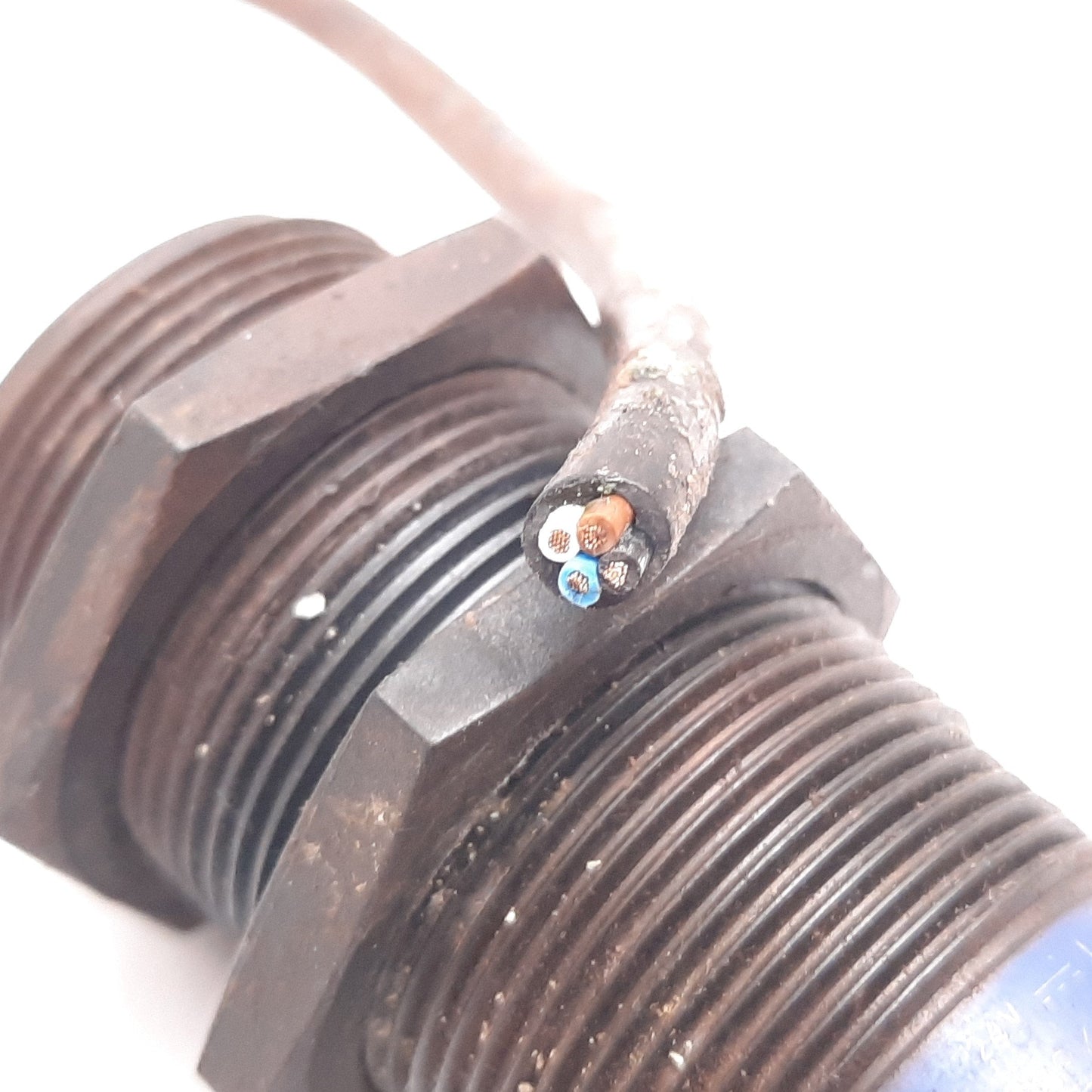 Used Telemecanique XS4P30KP340 Inductive Proximity Sensor, Range 15mm, PNP NPN, 350mm