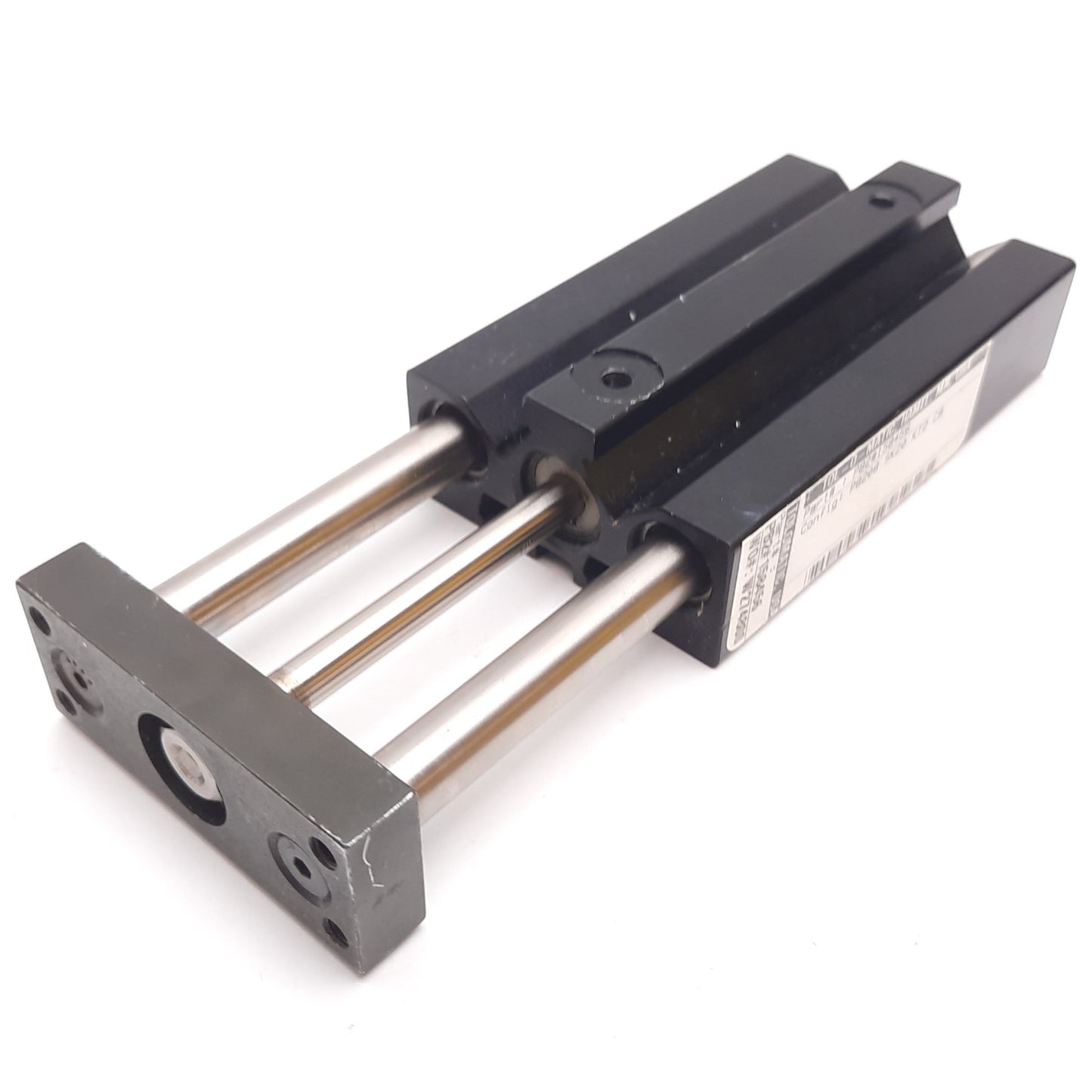Used Tolomatic PB208 SK20 KT2 CB Guided Cylinder, Bore: 0.5", Stroke: 2", Ports 10-32
