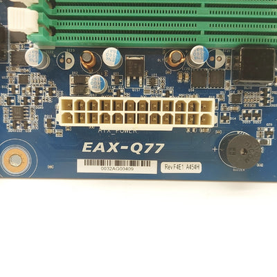 Used Avalue EAX-Q77 Industrial Motherboard & CPU, Intel i7-3770 3.4GHz, 16GB DDR3