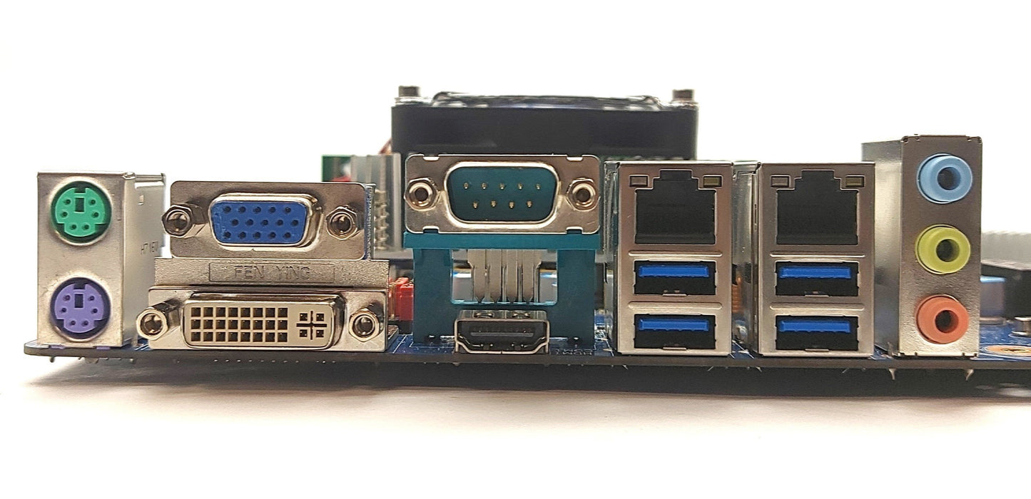 Used Avalue EAX-Q77 Industrial Motherboard & CPU, Intel i7-3770 3.4GHz, 16GB DDR3