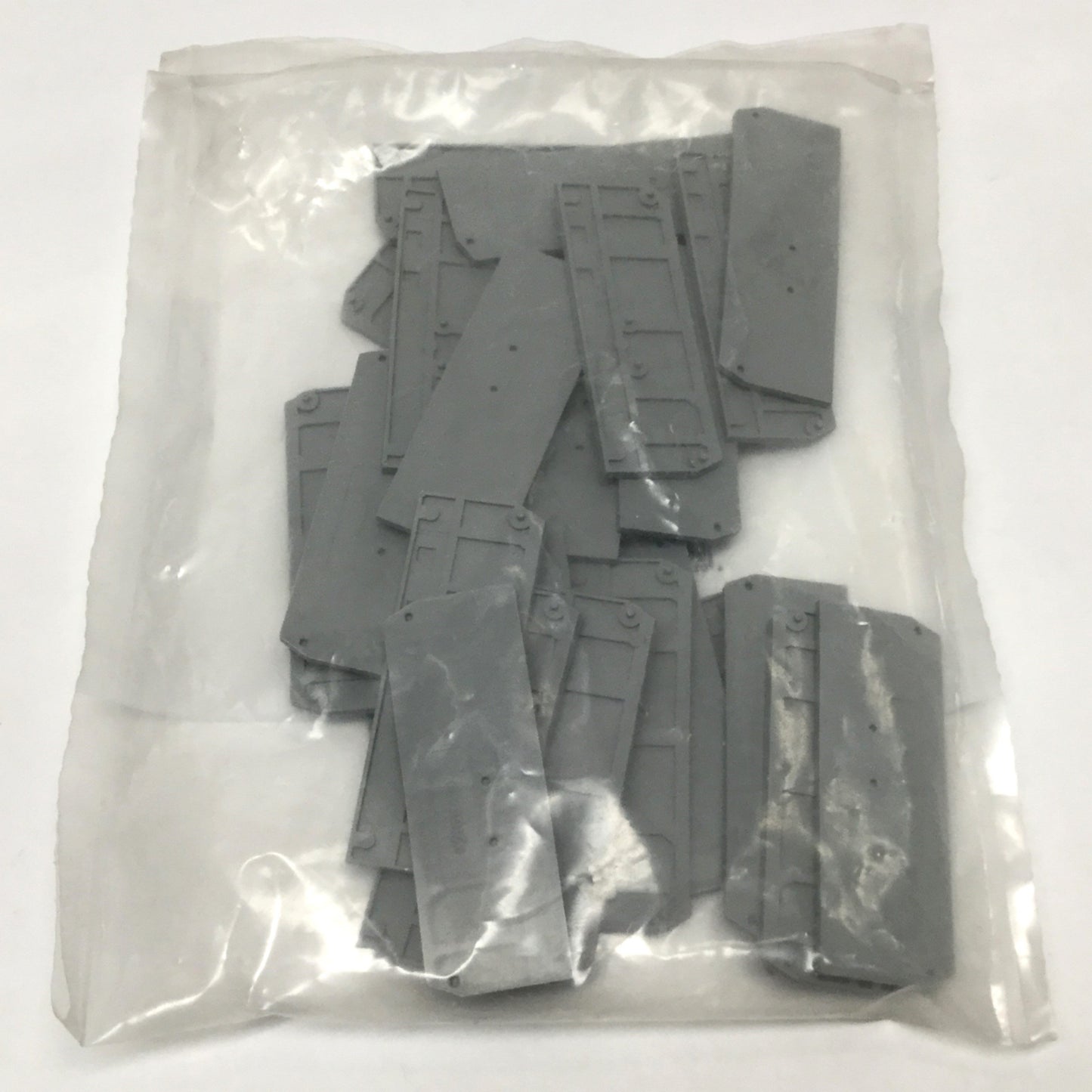 New Bag of 25 Wago 280-314 Terminal Block Intermediate Plate and End Covers, Gray