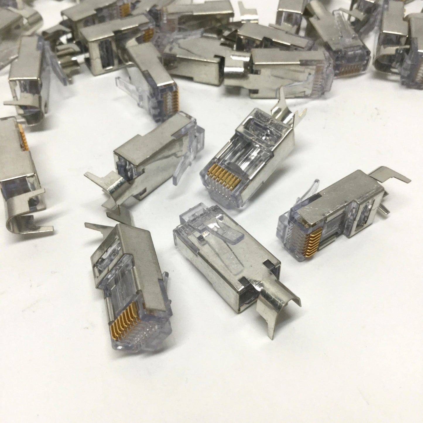 New – Open box Lot of 38 Black Box C6EZSP Modular RJ45 Plug Connector Cat6 Ethernet Termination