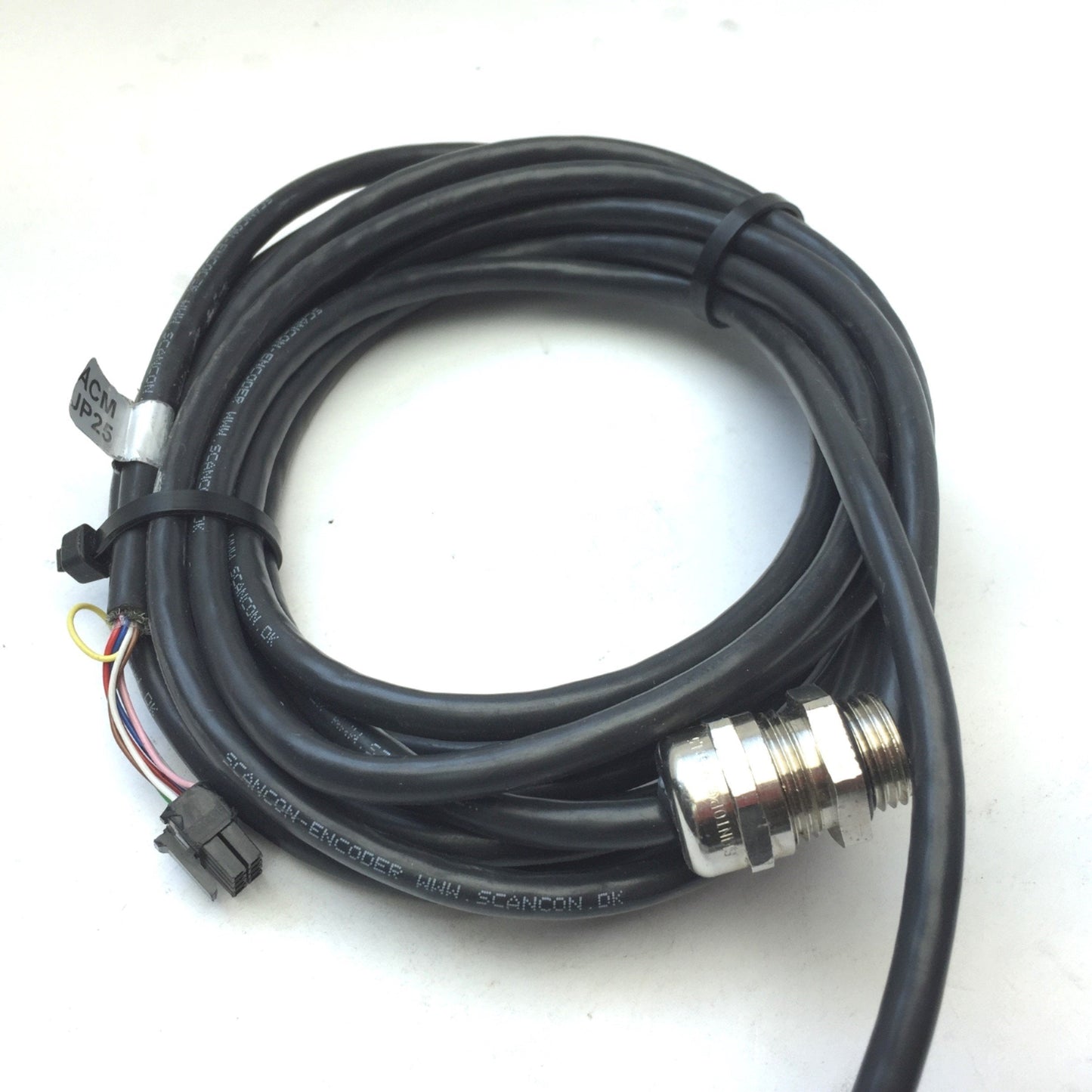 Used Scancon SCA50-SR-4096-741506 Stainless Steel Encoder, Voltage: 5-30VDC, Max 35mA