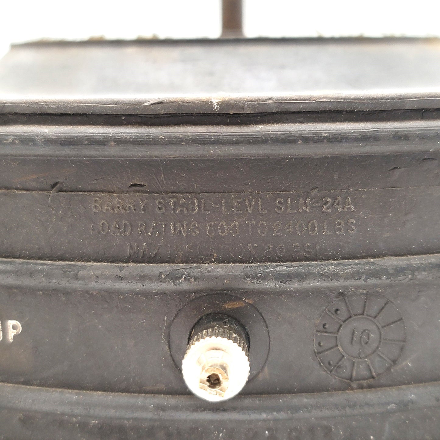 Used Barry STABL-LEVL SLM-24A Compact Vibration Isolation Air Mount 2400lbs, 80PSI