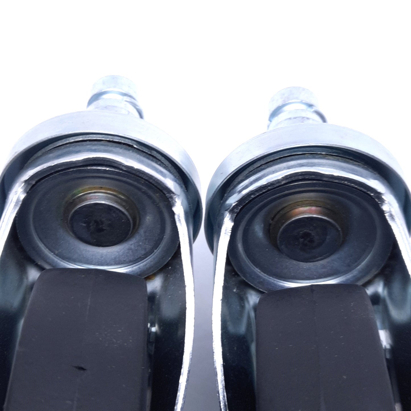 New – Open box Lot of 2 5" Stem Caster with Shielded Polyurethane Wheels, Swivel w/ Total Lock