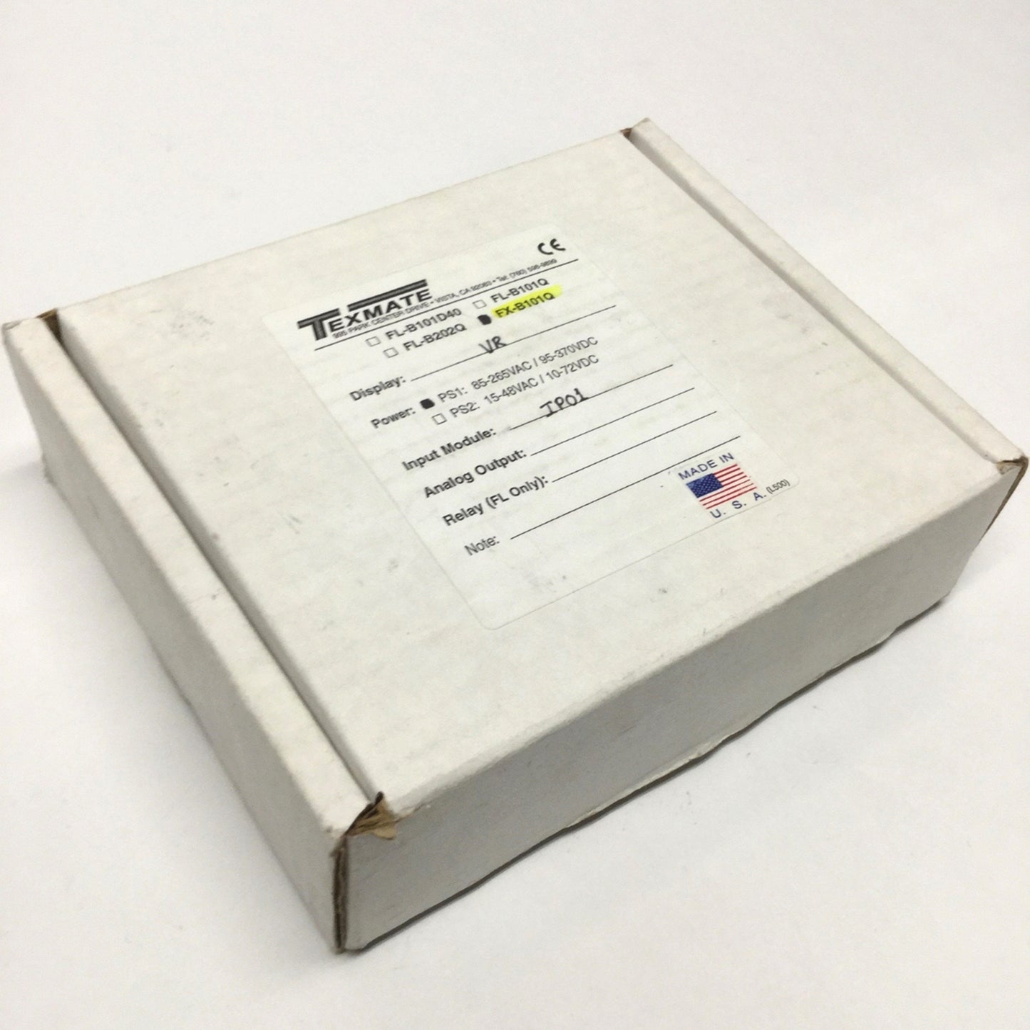 New Texmate FX-B101Q Lynx LED Bargraph Panel Meter, 4 to 20mA Input, Vertical Red