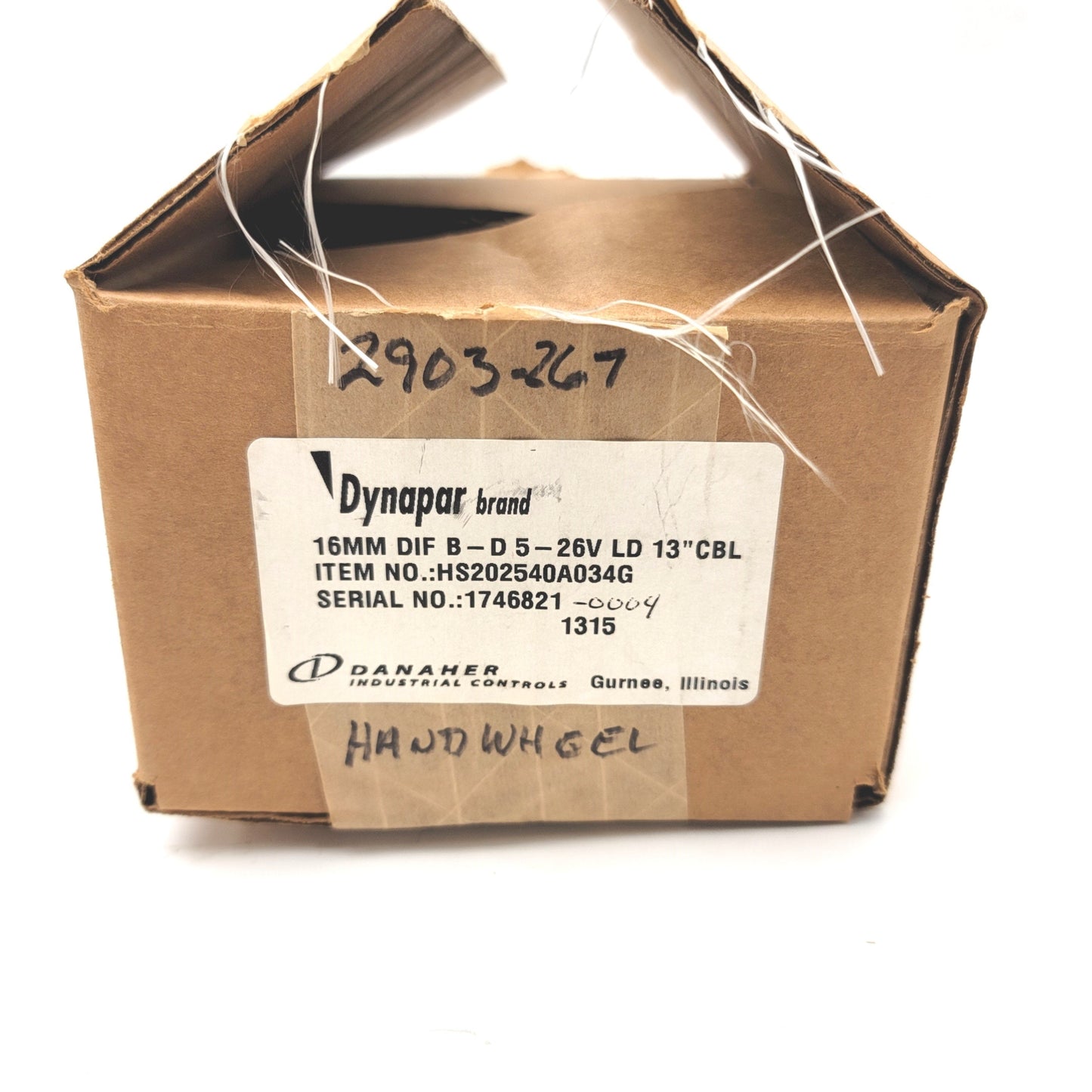 New Other Dynapar HS202540A034G Hollow Shaft Incremental Encoder 2,540PPR, 5-26VDC, IP65