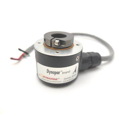 Used Dynapar HS202540A034G Hollow Shaft Incremental Encoder, 2540PPR, 5-26VDC, IP65