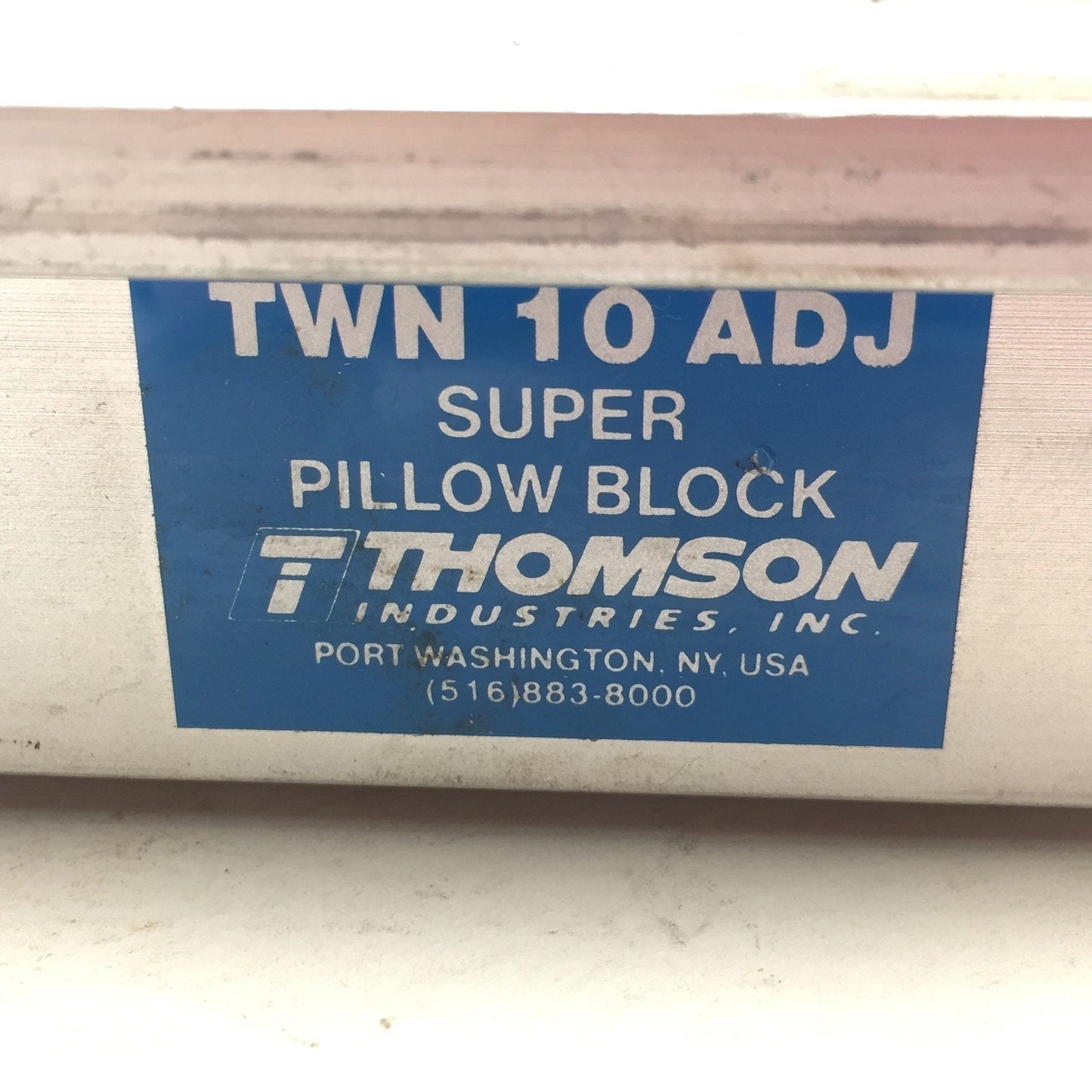 Used Thomson TWN10ADJ Super Pillow Block Bearing, Closed Adjustable, 0.625" ID, 2.5"L