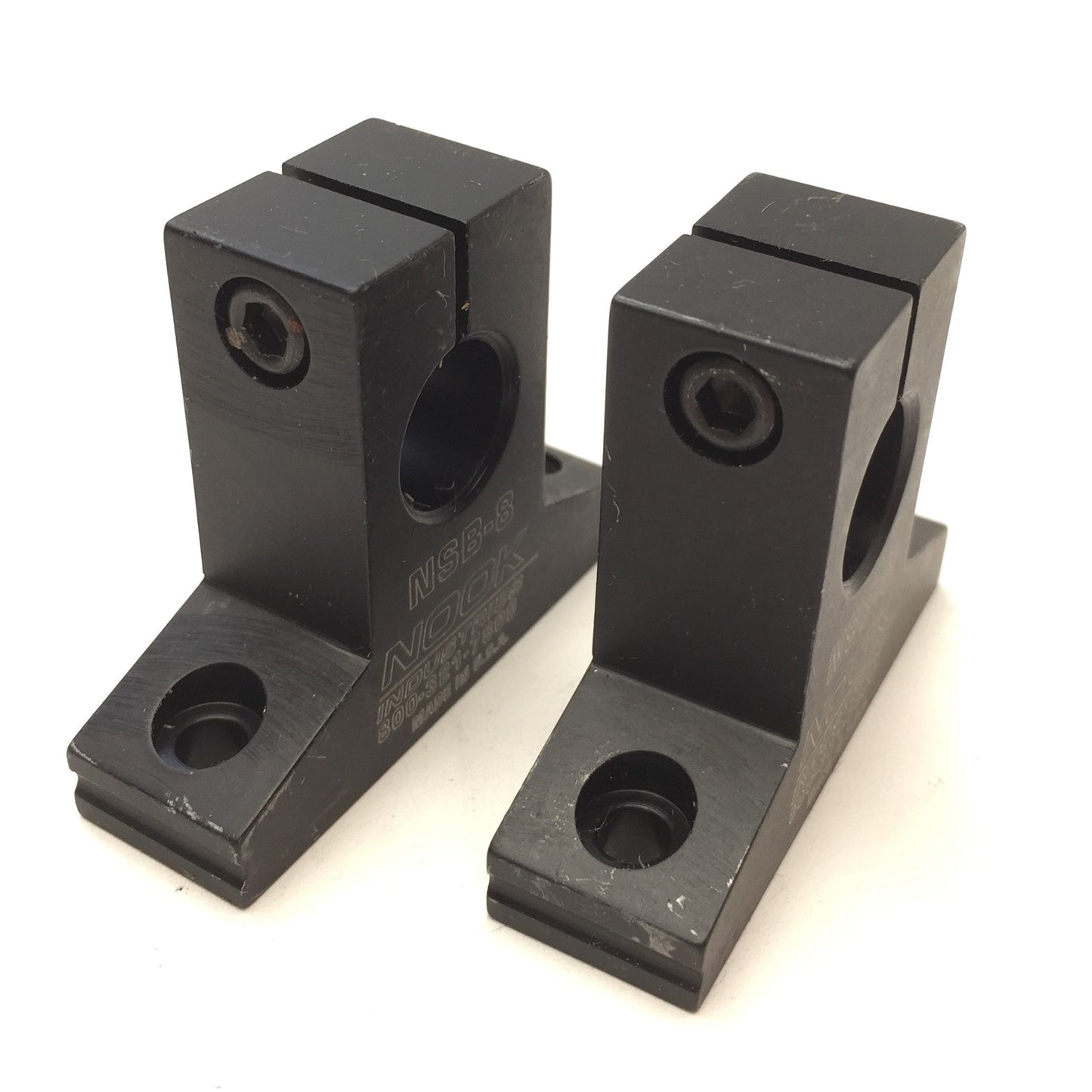 New – Open box New Nook NSB-8 PowerTrax 1/2" Linear Bearing Block Shaft Support Block, 1-Pair
