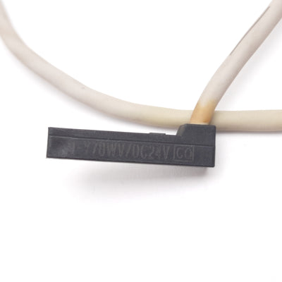 Used SMC D-Y7BWV/DC24V Solid State Auto Switch Sensor, 24VDC, 5-40mA, 2-Wire 12"