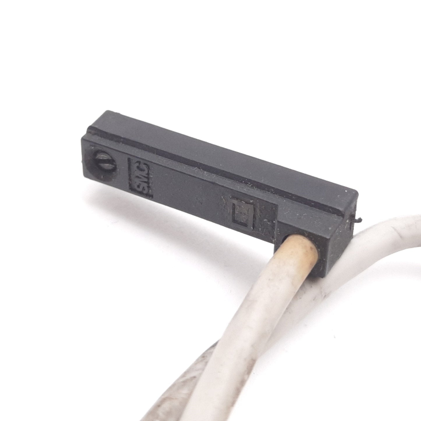 Used SMC D-Y7PV Solid State Auto Switch Sensor, PNP, 5/12/24VDC, 80mA, 3-Wire 12"
