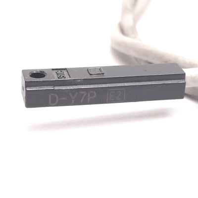 Used SMC D-Y7P Solid State Auto Switch Sensor, PNP, 5/12/24VDC, 80mA, 3-Wire 600mm