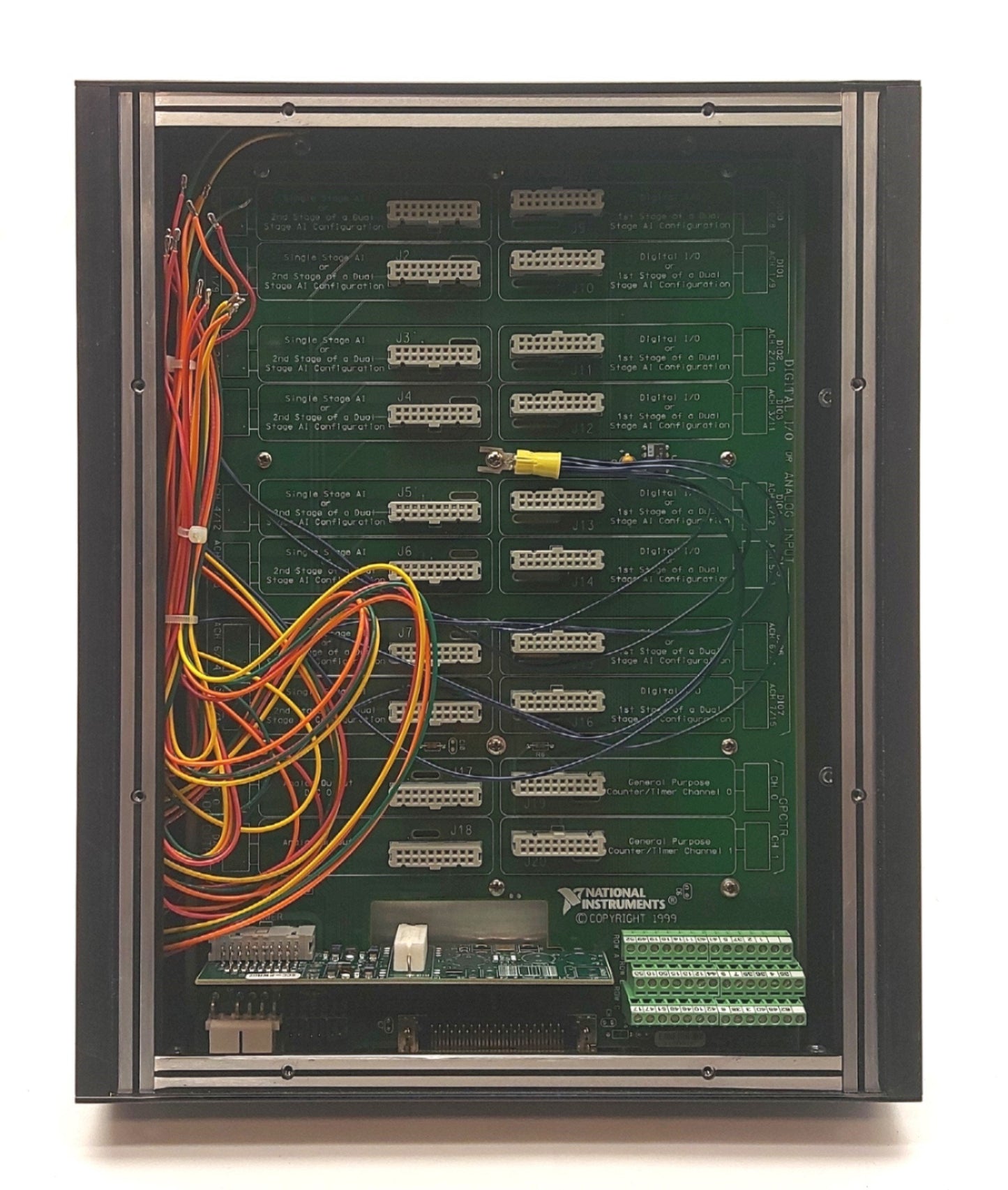 Used  National Instruments SC-2345 w/ SCC-PWR02 DAQ Carrier/Enclosure, 20x SCC Module