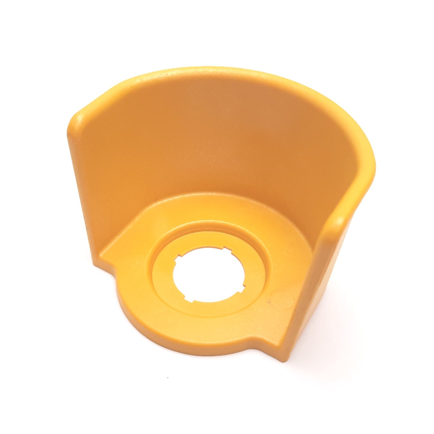 Used Eaton M22-XGPV Push Button Guard Ring, Yellow, M22 Series, For 22.5mm Switches