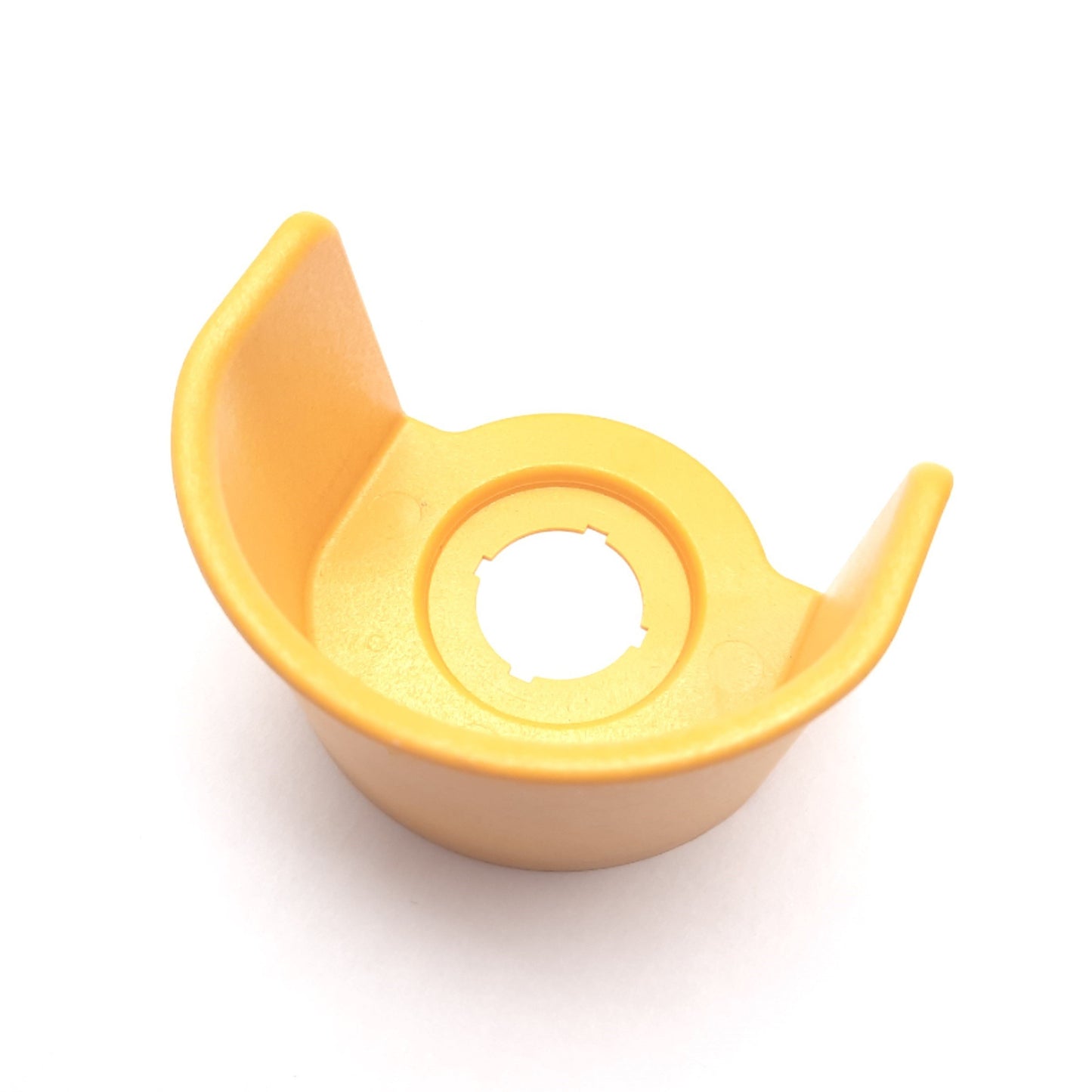 Used Eaton M22-XGPV Push Button Guard Ring, Yellow, M22 Series, For 22.5mm Switches