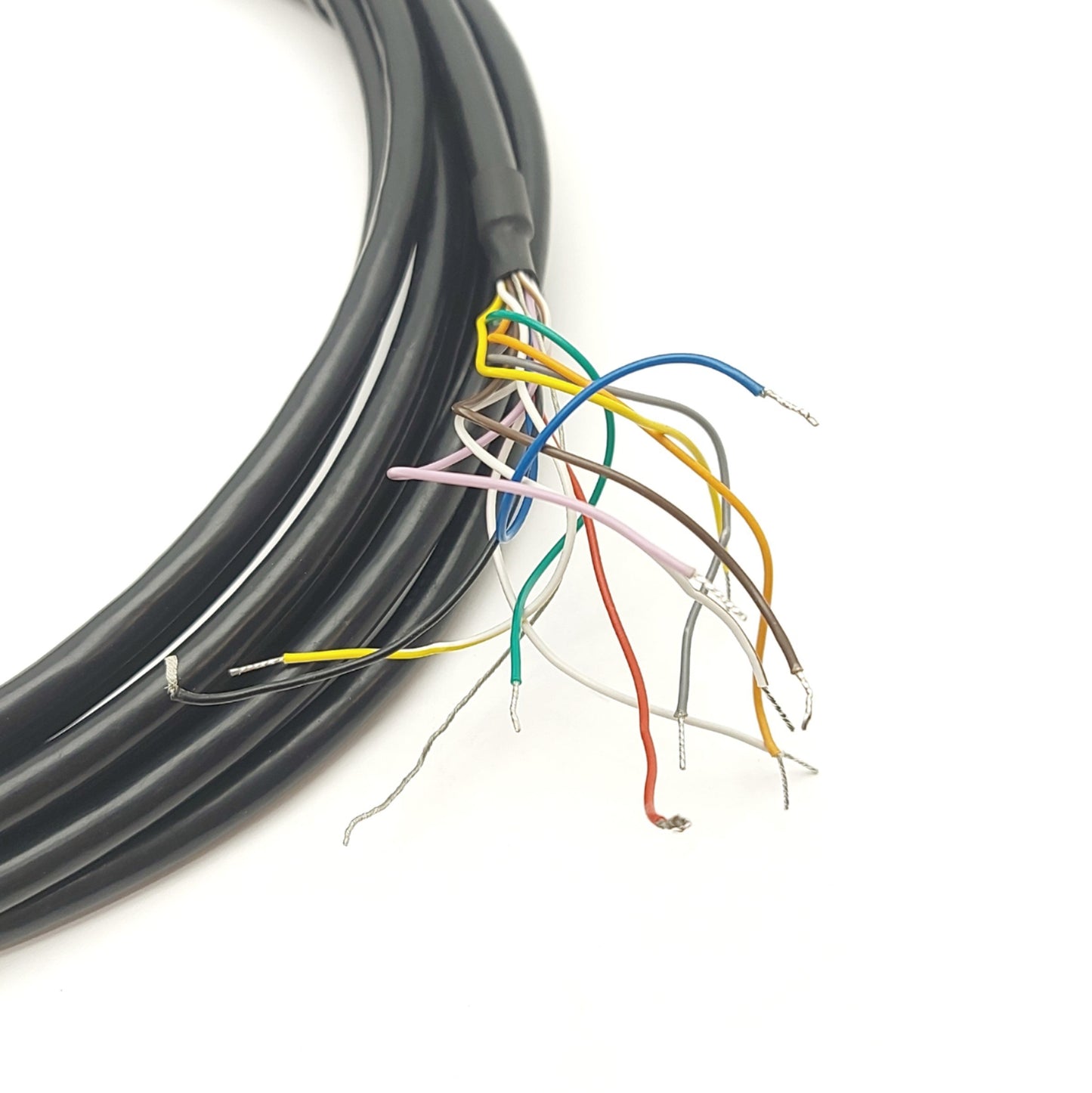 Used Cognex CCB-84901-0102-05 I/O & Power Cable, M12 12-Pin to Flying Leads, 5m Long