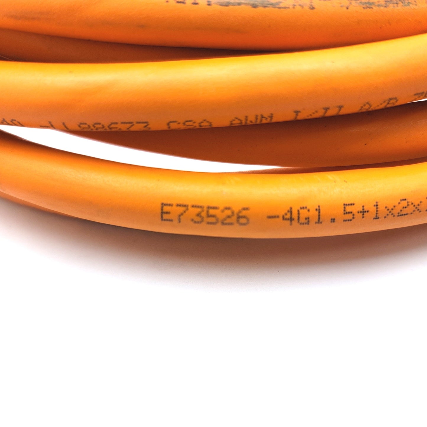 Used Beckhoff ZK4509-0024-ZZZZ Drag Chain Motor Power Cable 1000VAC Length: 16Ft