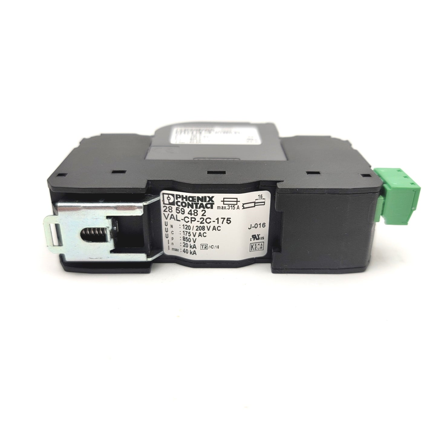 Used Phoenix Contact 2859482 VAL-CP-2C-175 Type 2 Surge Protector, 120/208VAC