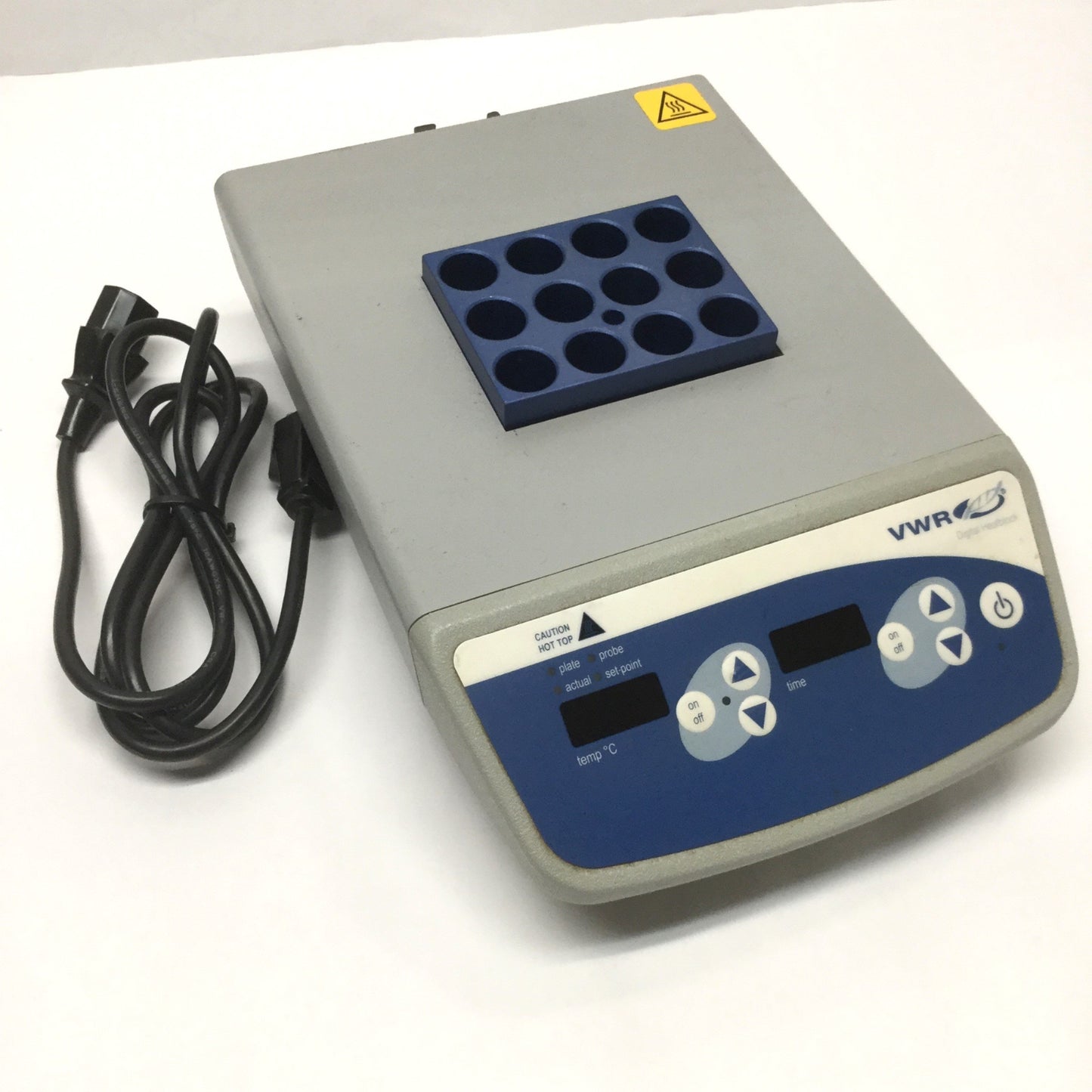 Used VWR 12621-084 Advanced Digital Dry Well Vial Heatblock I Incubator 120°C, 120VAC