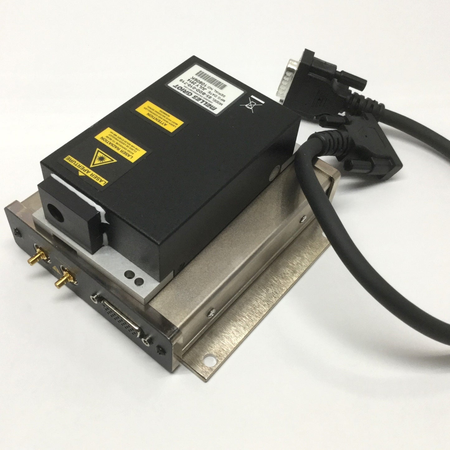 Used Melles Griot 85-BDD-010 Blue DPSS Solid-State Laser System 488nm, 10mW, RS-232