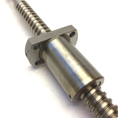 Used NSK W1602W-19P-C2Z Precision Ball Screw Length: 210mm, Diameter: 16mm, Lead: 5mm